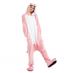 Кигуруми Динозаврик розовый L (165-175см)